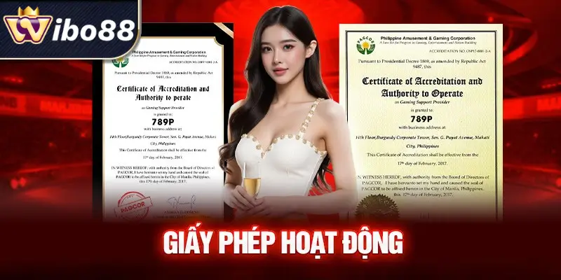 Giấy phép lao hoạt động hợp pháp